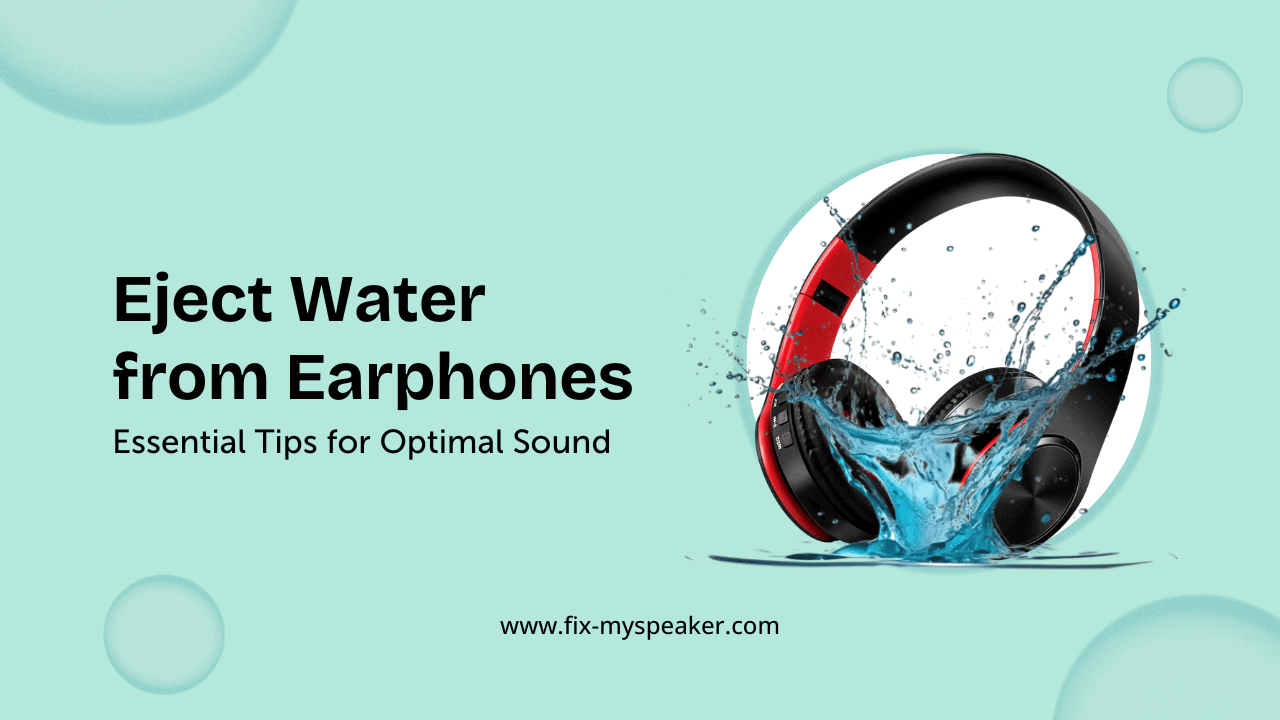 eject water from earphones