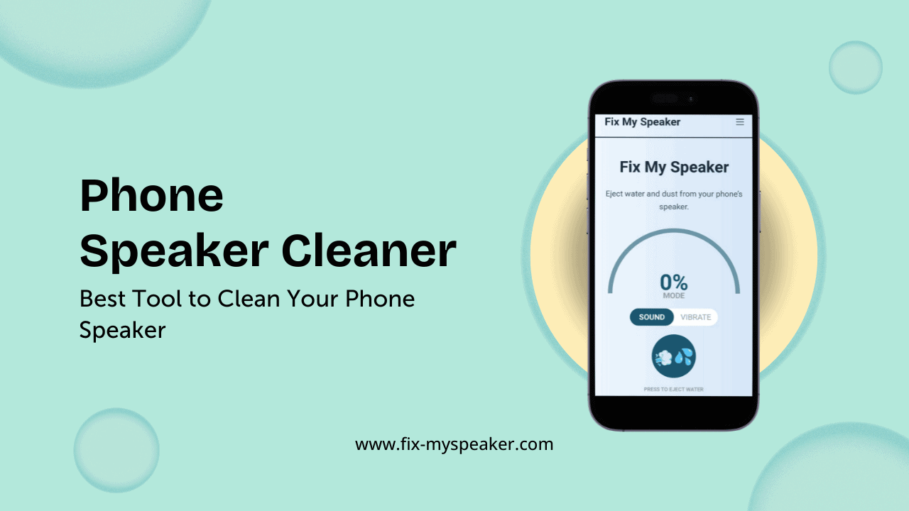 phone speaker cleaner