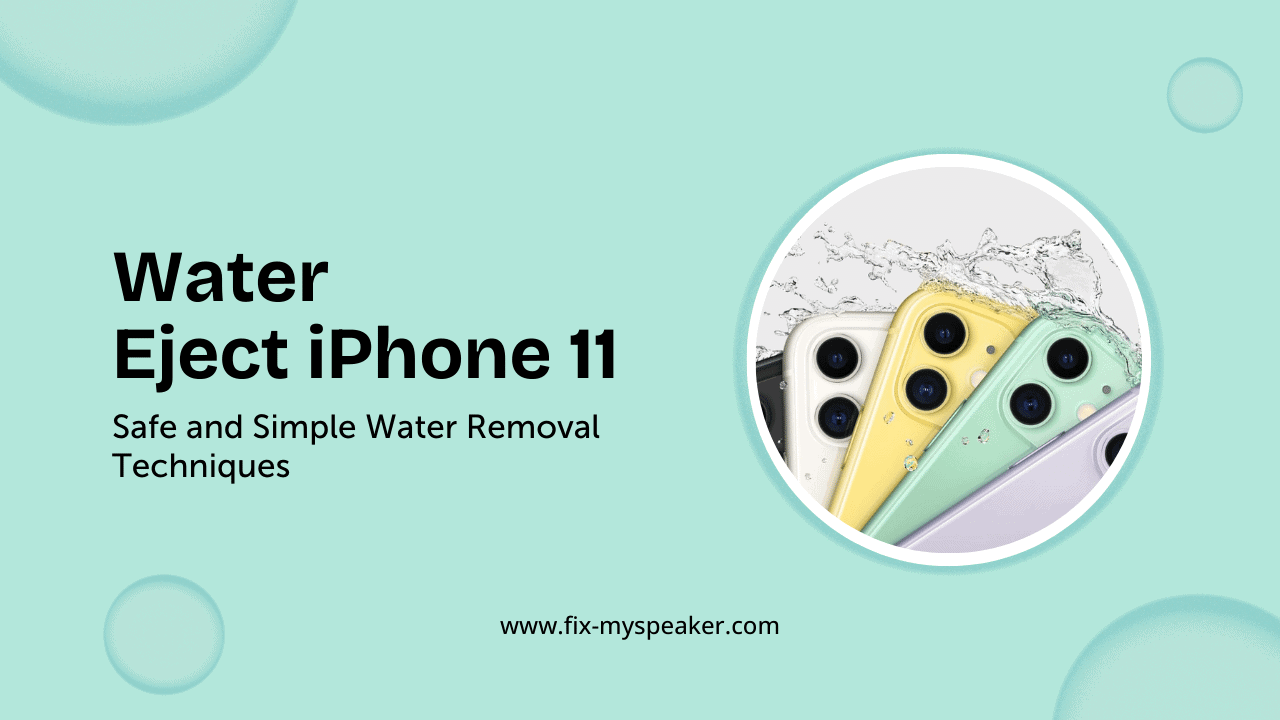 water eject iPhone 11