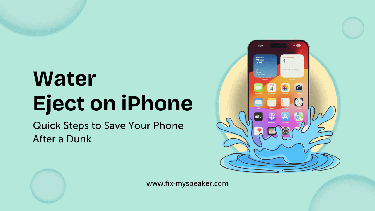 water eject on iPhone