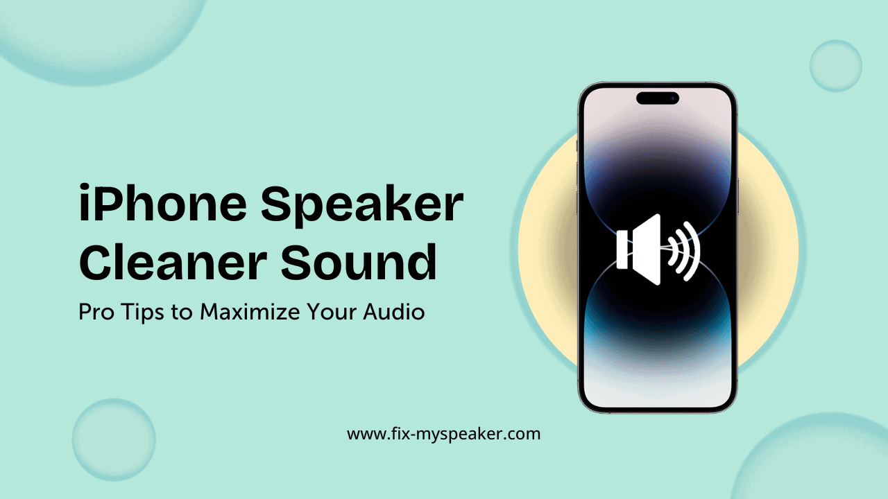 iphone speaker cleaner sound